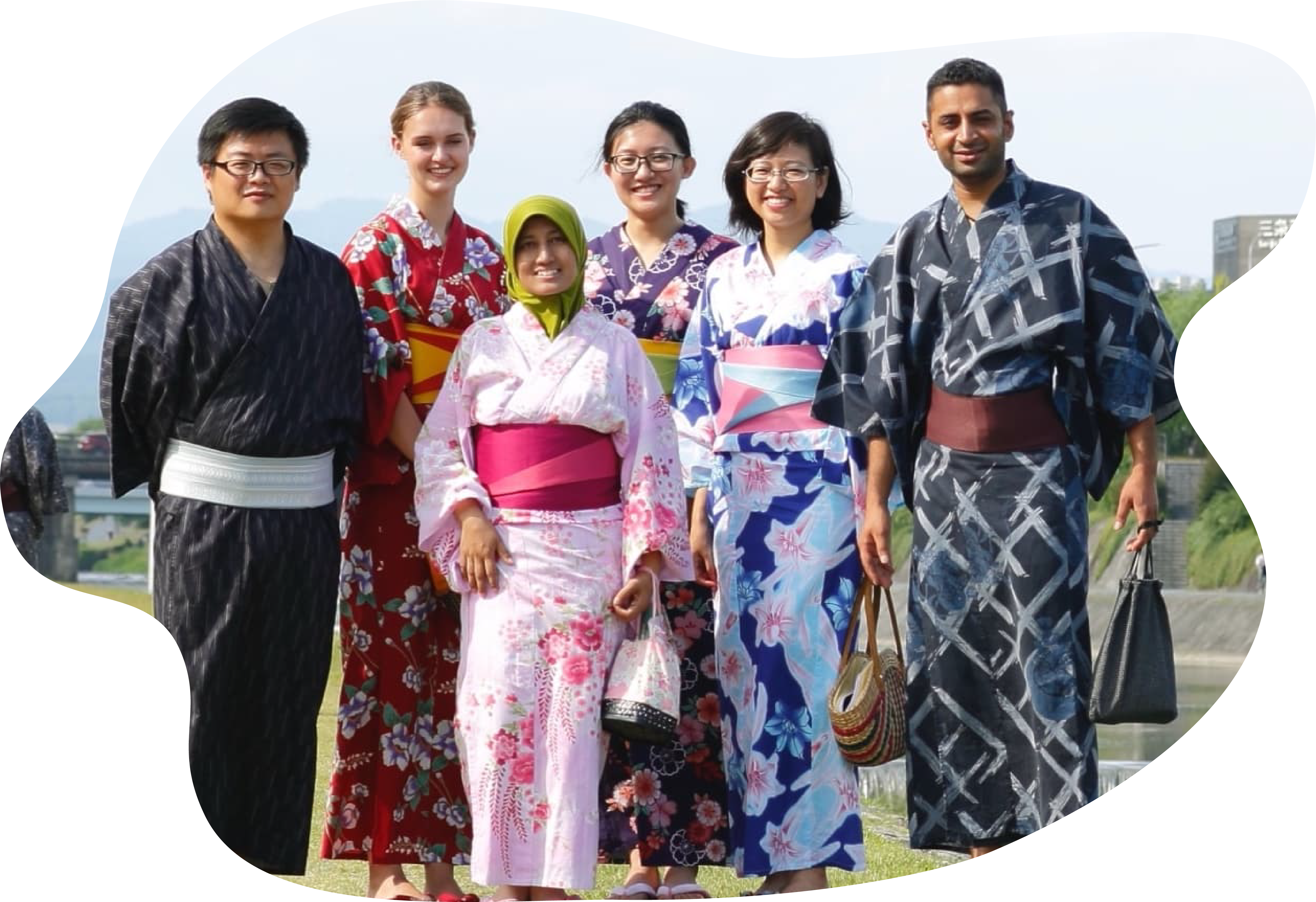 Group photo of international students