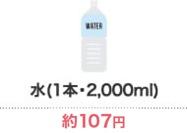 水(1本･2,000mL)