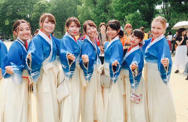 Dancing in a Japanese University Dance Circle